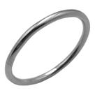 Par de Aliança Fio Redondo Ouro 18k 1,6mm WG