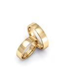Par de aliança LACES em ouro 18k