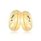 PAR DE ALIANÇAS 6MM estrela trabalhadas OURO amarelo 18K M2