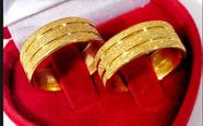 Par de alianças diamantada banhada a ouro 18k Par de alianças diamantada banhada a ouro 18k