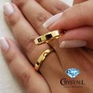 Par de Alianças em Ouro 18K 2 Gramas