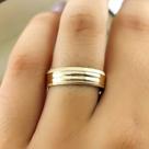 Par de Aliancas em Ouro 18K colecao Eternize 5mm, 6 g