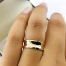 Par de Aliancas em Ouro 18K colecao Eternize 6mm, 7,8g