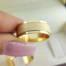 Par de Aliancas em Ouro 18K colecao Eternize 7mm, 12g