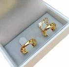 Par de Alianças Ouro 18k 3mm 3 Gramas Par de Alianças Ouro 18k 3mm 3 Gramas
