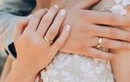 Par de alianças tungstênio 4mm Banhada a ouro 18k 14 ao 33