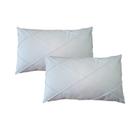 Par de Almofada Retangular Suede Drapeada Baguete 30x50 Par de Almofada Retangular Suede Drapeada Baguete 30x50