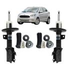 Par De Amortecedor dianteiro com kit Nakata Ford New Ka 2014 a 2020 original