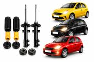 Par de Amortecedor Dianteiro Ford Ká Fiesta 1997 á 2013 com kit batente coifa coxim e rolamento