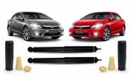 Par de Amortecedor Traseiro Civic 2006 á 2011 com batente e coifa New Civic 8 Geração