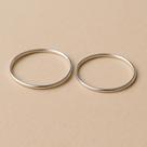 Par De Anel de Prata Namoro 925 Aliança Fio Liso Legítima Garantia Feminino Minimalista Par De Anel de Prata Namoro 925 Aliança Fio Liso Legítima Garantia Feminino Minimalista