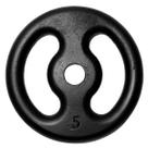 Par de Anilhas 5 Kg Furo 31 mm Treino Casa Academia Pintura Premium Ferro Fundido