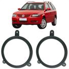 Par de Aro Adaptador para Alto-Falante Gol Parati 4 Portas Saveiro Compatível Som Automotivo Encaixe Perfeito
