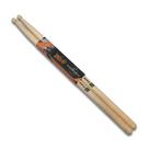 Par de Baquetas Bateria Zeus 5A Maple Madeira Premium Ponta Oval Timbre Claro Estudo