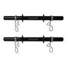Par de Barra Oca 40 cm Halteres com Presilhas Musculação Peso