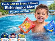 Par de Boia de Braço Inflável Infantil Bichinhos do Mar Piscina Maxsol Par de Boia de Braço Inflável Infantil Bichinhos do Mar Piscina Maxsol