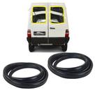 PAR de Borracha Do Vigia Porta Traseira Fiat Fiorino 1984 A 2016