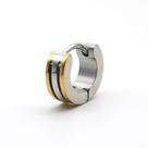 par de Brinco argola em aço inox dourado e prateado não escurece prateja estilo banda bts