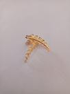 Par de brincos folha(2,8cm), com super banho de ouro 18k.