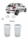 Par de Buchas de Nylon Eixo Traseiro Peugeot 206/207 47MM