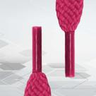Par De Cadarço Achatado Para PINK Tênis E Sapatos 1,20m Rosa