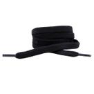 Par de Cadarço Chato 10 mm Preto 120Cm Tenis Amarrar Sapato