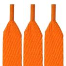 Par de Cadarço Chato Laranja Abobora Tradicional 120cm