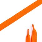 Par de Cadarço Laranja Abobora Neon Chato Tradicional 120cm