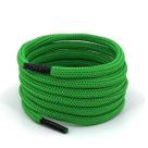 Par de Cadarço Redondo 5 mm Verde 1,30 m Para Tênis Moderno