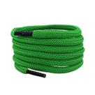 Par de Cadarço Redondo 5 mm Verde 1,40 m Poliéster Ajustavel
