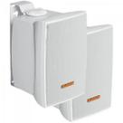 Par de Caixa Acustica Som Ambiente 50W C621B Branca JBL