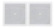 Par de Caixas de Som Arandela JBL 6FR1Q Quadrada Branca - 50 Watts RMS