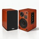 Par de caixas de som bookshelf WMQ 60W BT AUX Type-C woofer de 5,5"