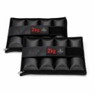 Par de caneleiras ajustáveis 2kg cada para musculação fitness treinamento funcional academia exercícios resistência conforto e durabilidade