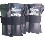 Par de caneleiras de peso ajustável 1 kg até 5 kg - Caneleira de peso 5 kg
