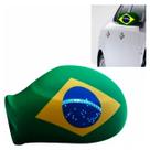 Par de Capas Bandeira do Brasil Para Retrovisor Ajustável