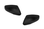 Par de Capas para Retrovisor Pretas C/Furo Pisca Hyundai HB20 2012 em diante