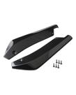 Par de Car Bumper Lip Splitter Barbatanas Universal