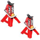 Par de Cavaletes Miniaturas 1/10 Suporte Premium para Automodelismo (RC) Vermelho Par de Cavaletes Miniaturas 1/10 Suporte Premium para Automodelismo (RC) Vermelho