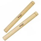 Par de Claves musicalização infantil 18x1,2cm Dolphin Kids 8469 percussão madeira