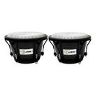 Par de Conga Compacta Slim 10" 1/2 / 11" 1/2 Sparkle Preto - 51007PT