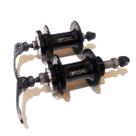 Par de Cubo Bike Disco De Rolamentos 36 Furos Gta Com Blocagem De Alumínio Para Catraca de Rosca 21v 24v 27v