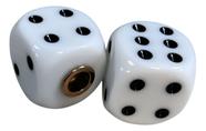 Par de dados borboleta para bateria branco liverpool 11869