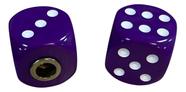 Par de dados borboleta para bateria roxo liverpool 11872
