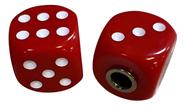 Par de dados borboleta para bateria vermelho liverpool 11871