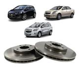 Par de Disco de Freio Dianteiro Ventilado Chevrolet Cobalt Sonic Spin D28F