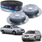 Par de Disco de Freio Traseiro Solido Toyota Corolla D354B
