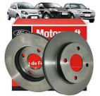 Par de Discos de Freio Ventilado Dianteiro Fiesta Rocan 1.6 Ka 1.6 Courier 1997 a 2013