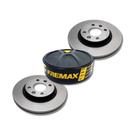 Par De Discos Freio Diant. Ventilado Clio 259mm Com ABS