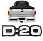 Par de emblema (d-20) gm pick up d20 83/96 cinza com fundo preto